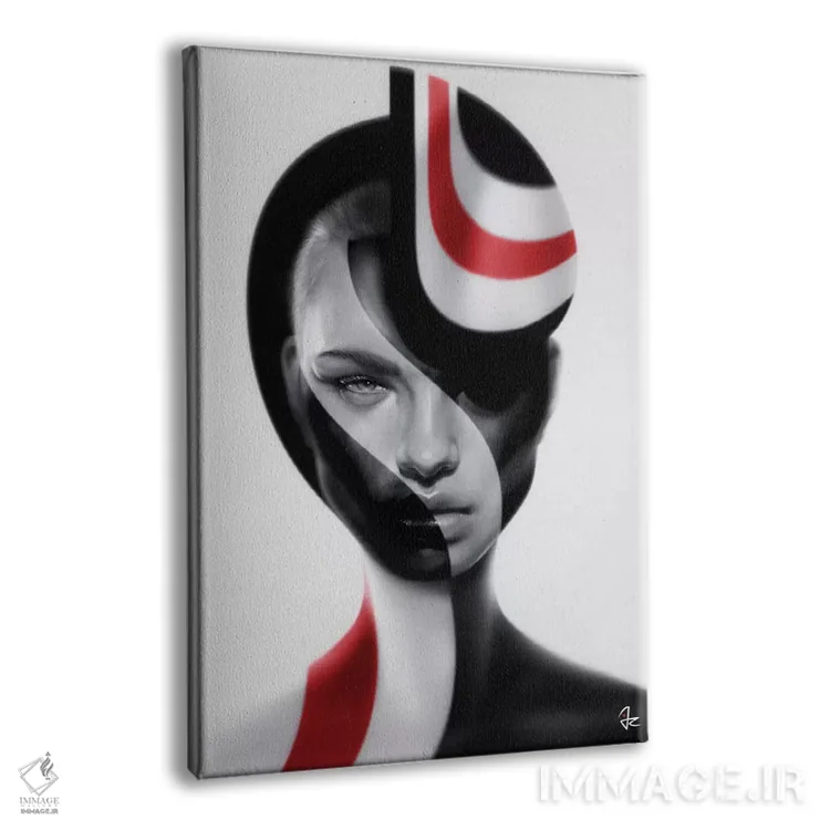 تابلو دکوراتیو کروی اثر جولیو روسی - نمای پرسپکتیو محصول