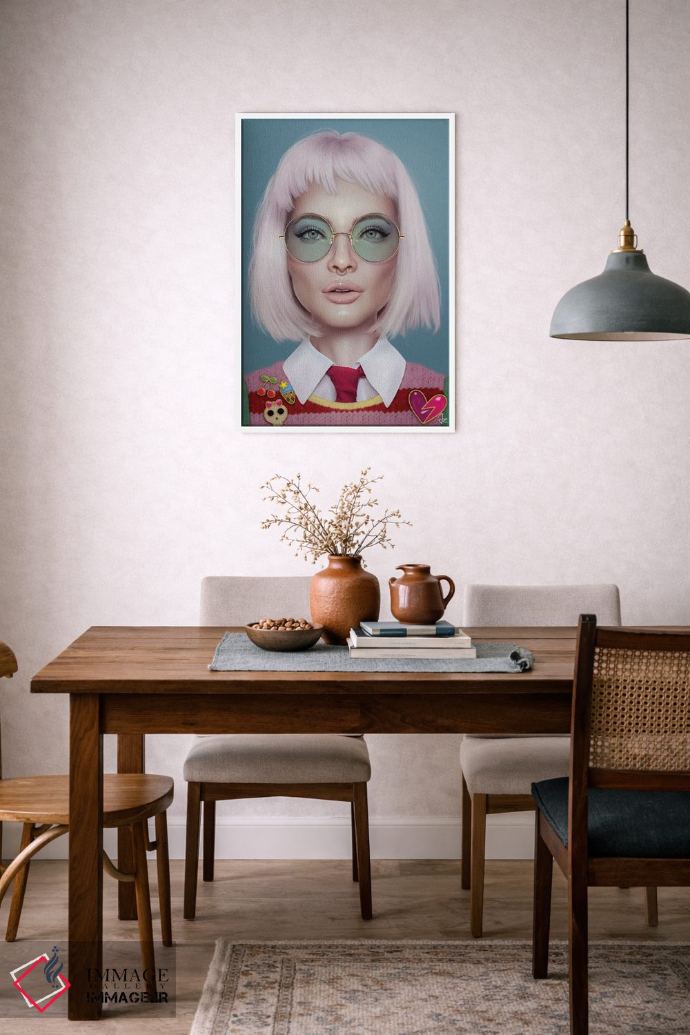 تابلو دکوراتیو در جستجوی آخر هفته اثر جولیو روسی - D6W