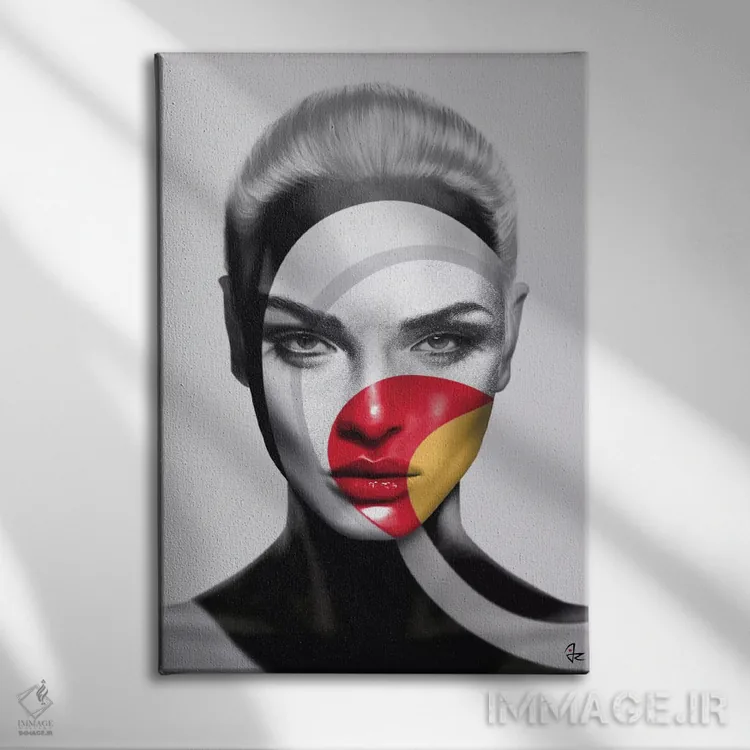 تابلو دکوراتیو زیر فشار اثر جولیو روسی - نمای روبهرو روی دیوار