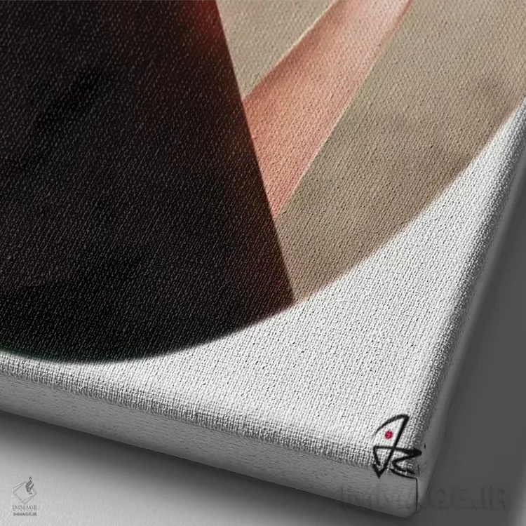 تابلو دکوراتیو پادشاه اثر جولیو روسی - نمای نزدیک بافت بوم