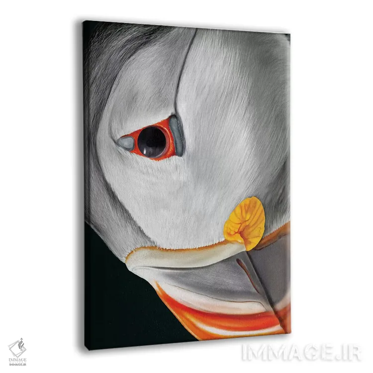 تابلو دکوراتیو پافین اطلس اثر جولیو روسی - نمای پرسپکتیو محصول