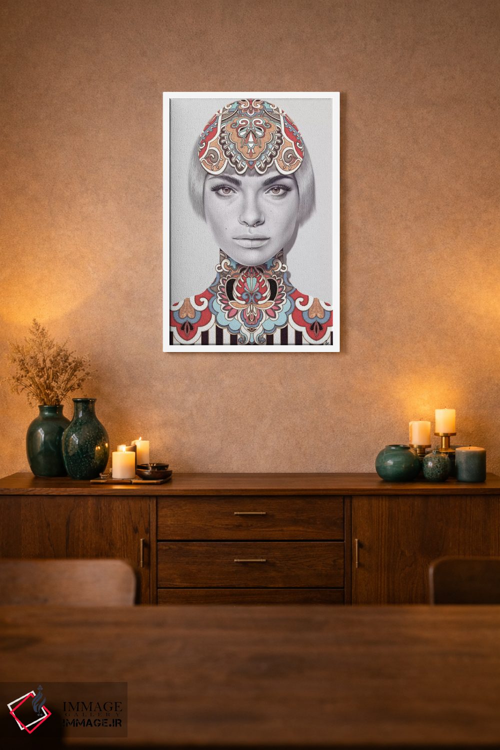 تابلو دکوراتیو بلو سام اثر جولیو روسی - D1W