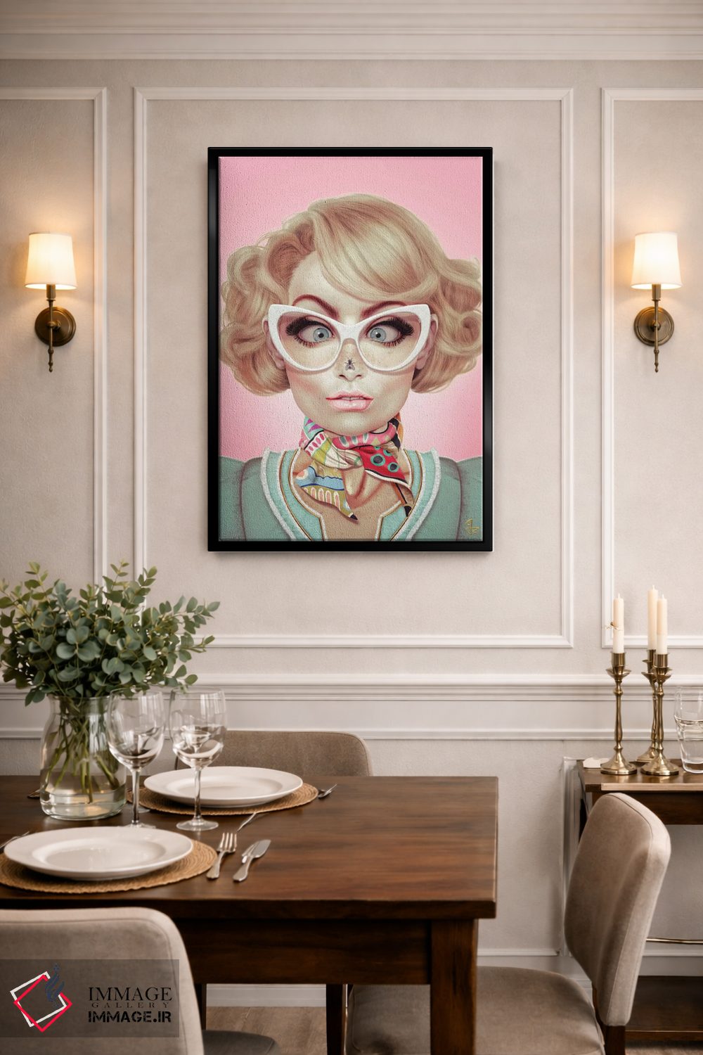 تابلو دکوراتیو پرواز کن اثر جولیو روسی - D2B