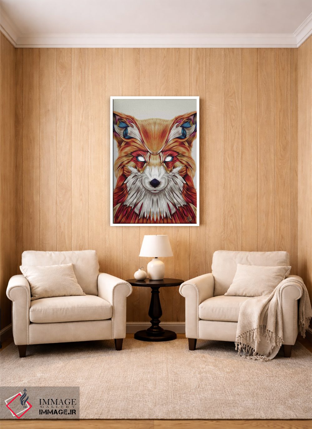 تابلو دکوراتیو فایرفاکس اثر جولیو روسی - D3W