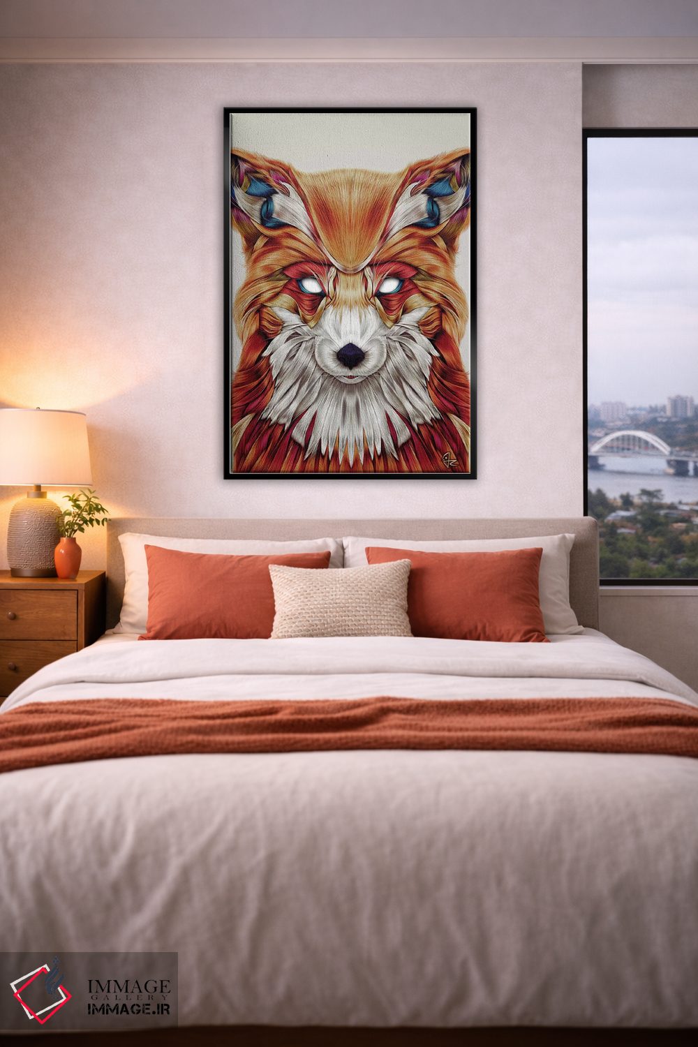 تابلو دکوراتیو فایرفاکس اثر جولیو روسی - D4B