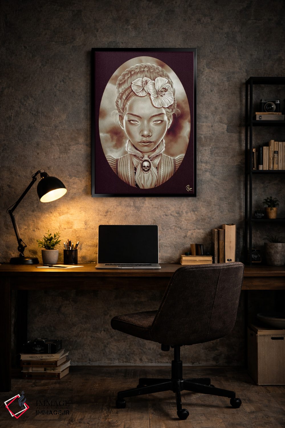 تابلو دکوراتیو روح ویکتوریایی اثر جولیو روسی - D6B