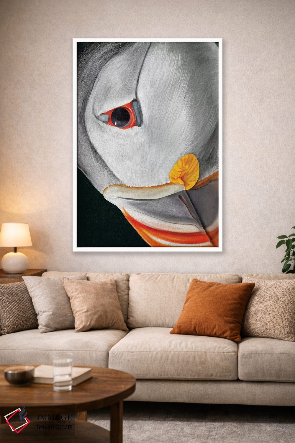 تابلو دکوراتیو پافین اطلس اثر جولیو روسی - D1W