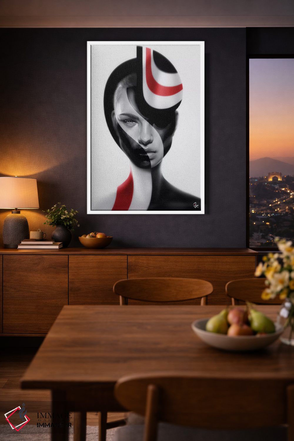 تابلو دکوراتیو کروی اثر جولیو روسی - D3W