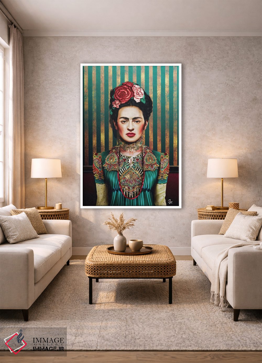 تابلو دکوراتیو فریدا اثر جولیو روسی - D1W