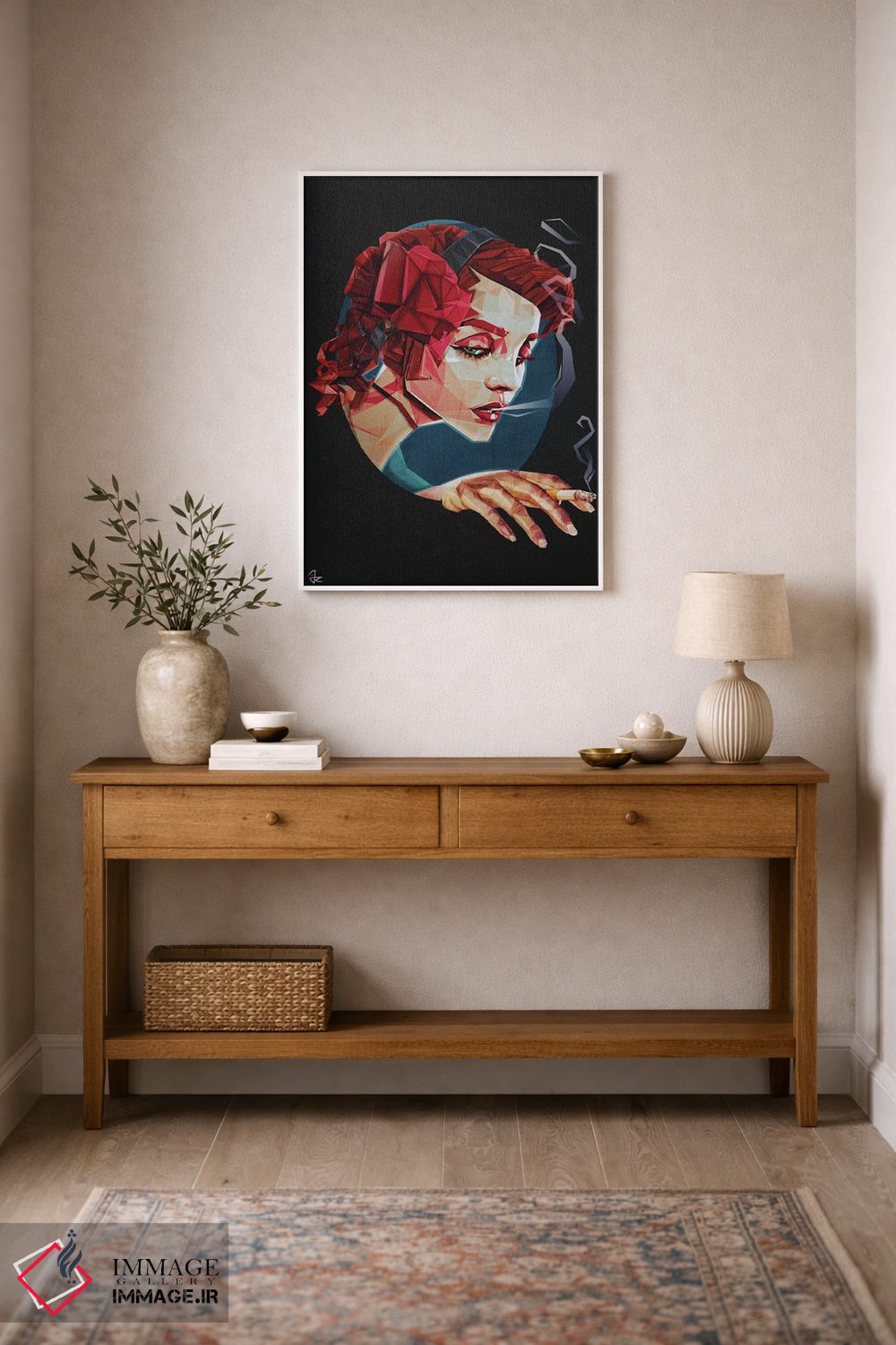 تابلو دکوراتیو شاهزاده سیگاری اثر جولیو روسی - D1W