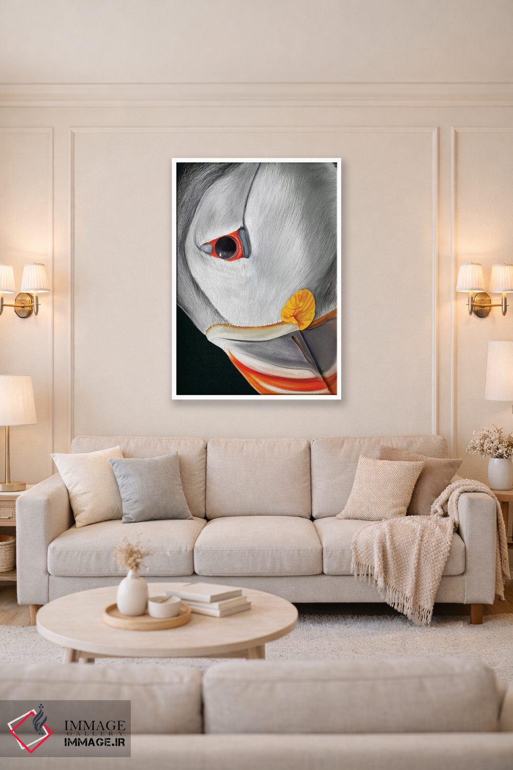 تابلو دکوراتیو پافین اطلس اثر جولیو روسی - D2W