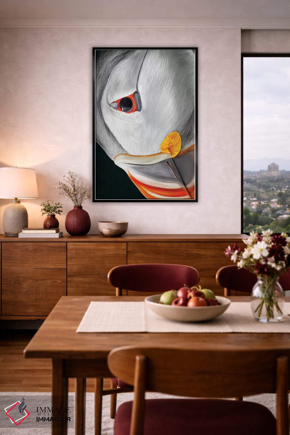 تابلو دکوراتیو پافین اطلس اثر جولیو روسی - D5B