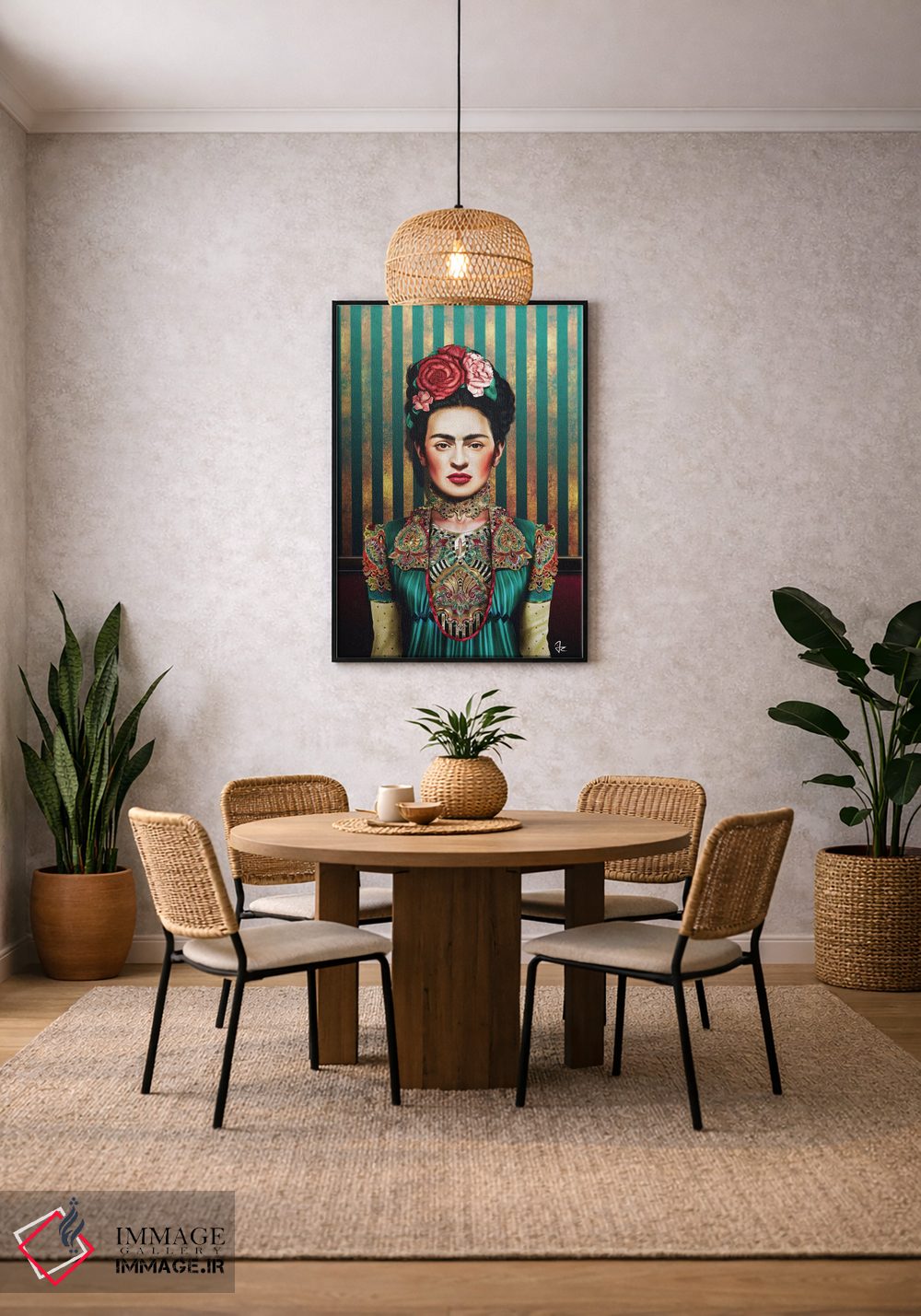 تابلو دکوراتیو فریدا اثر جولیو روسی - D4B