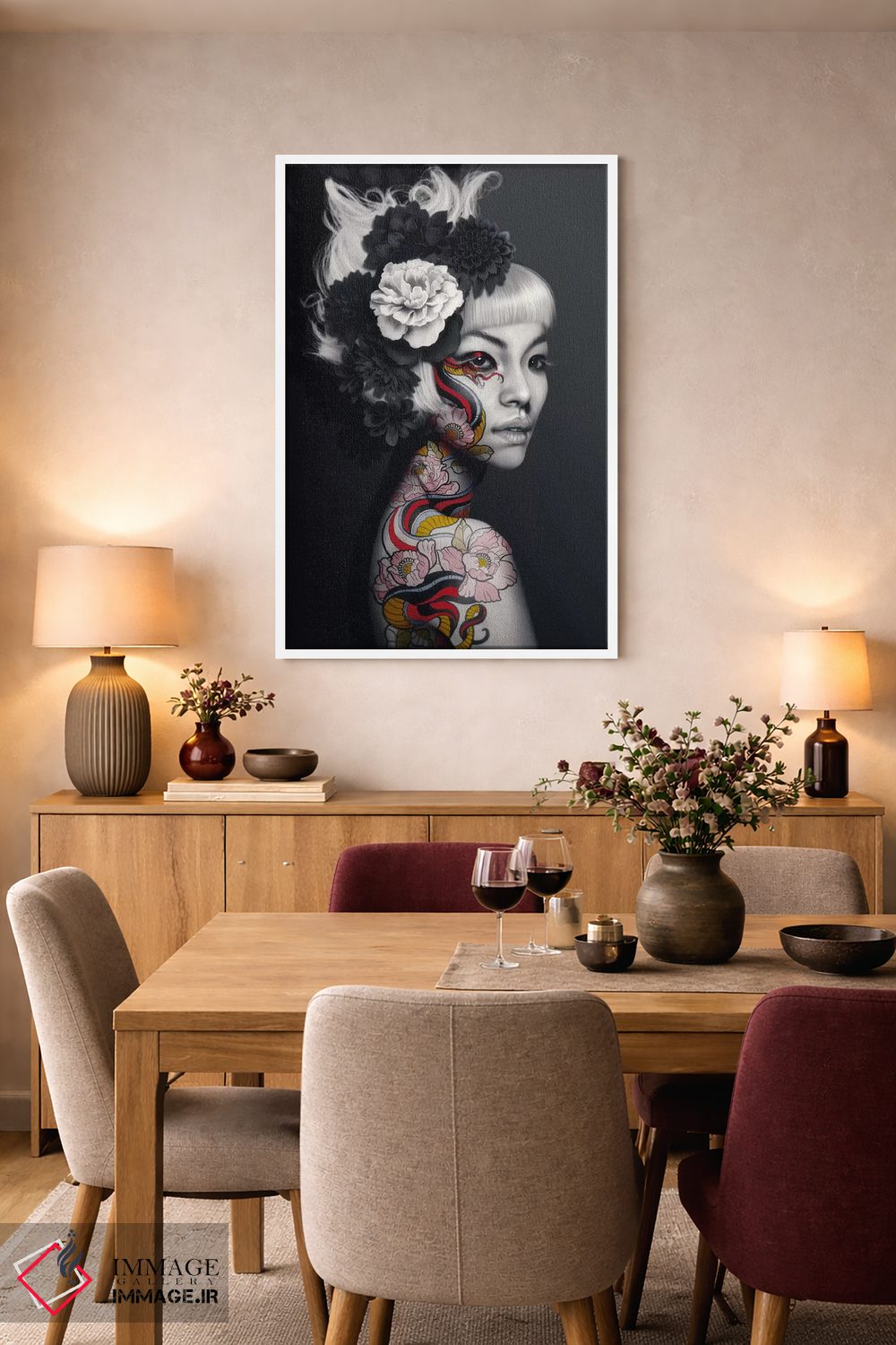 تابلو مدرن حوا اثر جولیو روسی - D6W