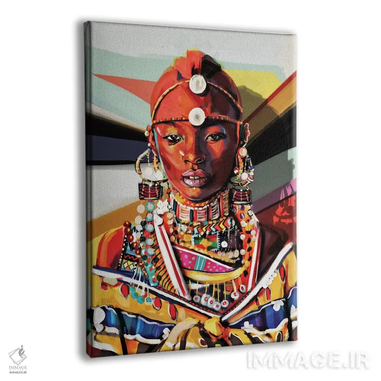 تابلو دکوراتیو کنیا اثر جولیو روسی - نمای پرسپکتیو محصول