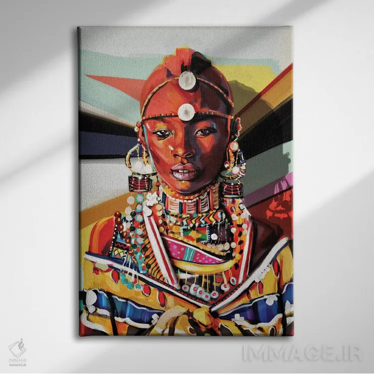 تابلو دکوراتیو کنیا اثر جولیو روسی - نمای روبهرو روی دیوار