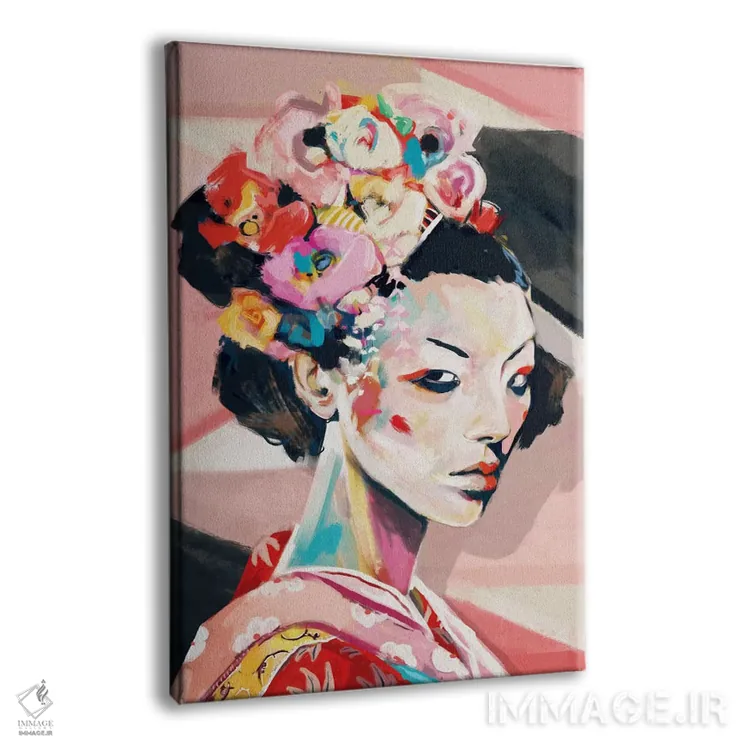 تابلو دکوراتیو ژاپن اثر جولیو روسی - نمای پرسپکتیو محصول