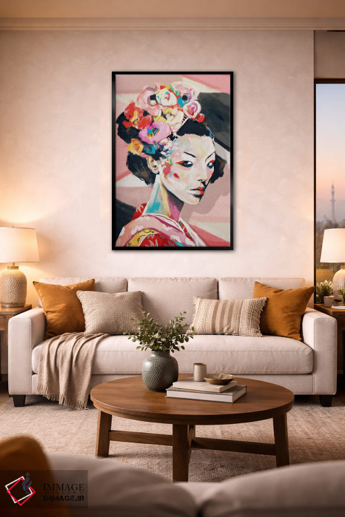 تابلو دکوراتیو ژاپن اثر جولیو روسی - D2B