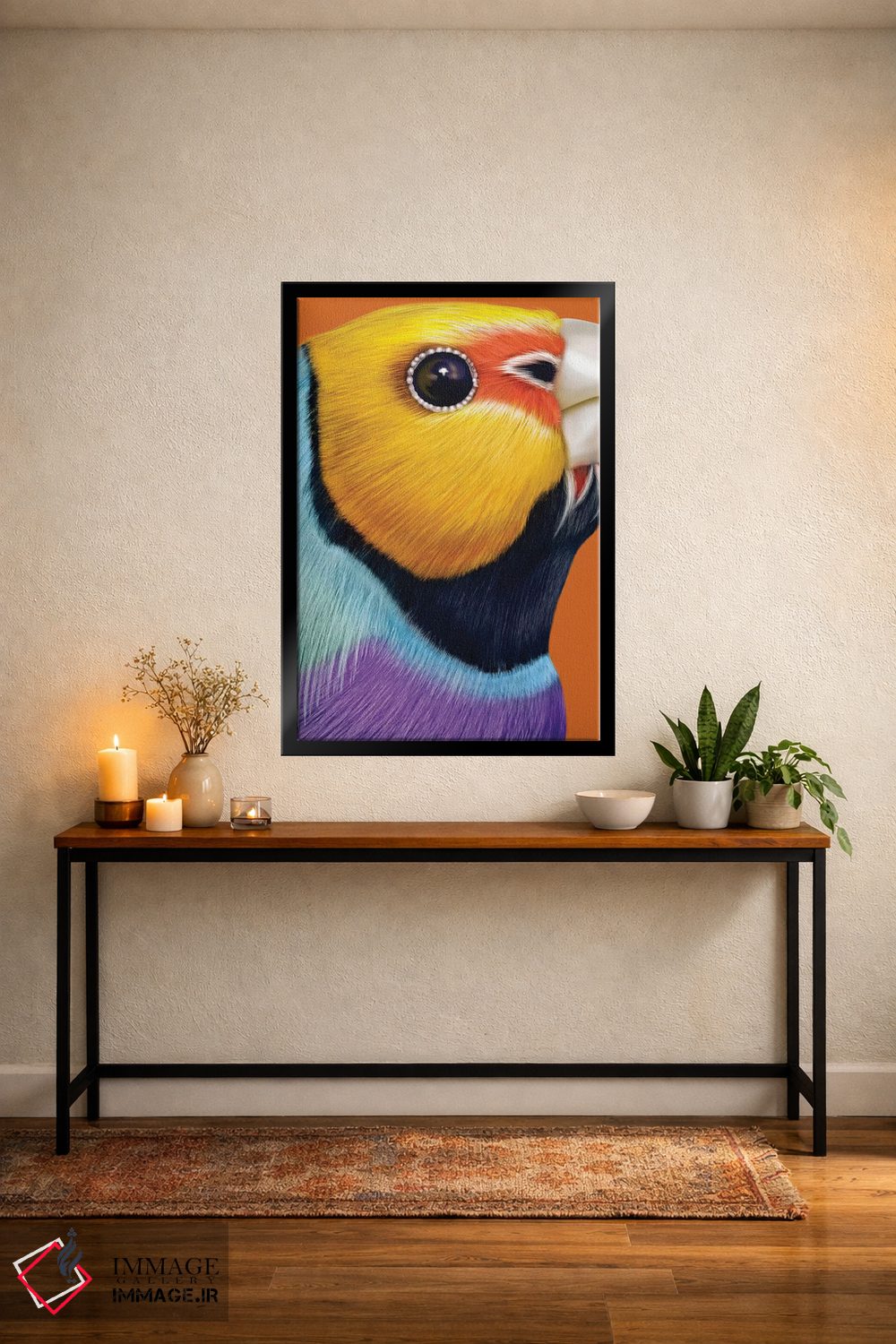 تابلو مدرن فنچ گولدیان اثر جولیو روسی - D5B