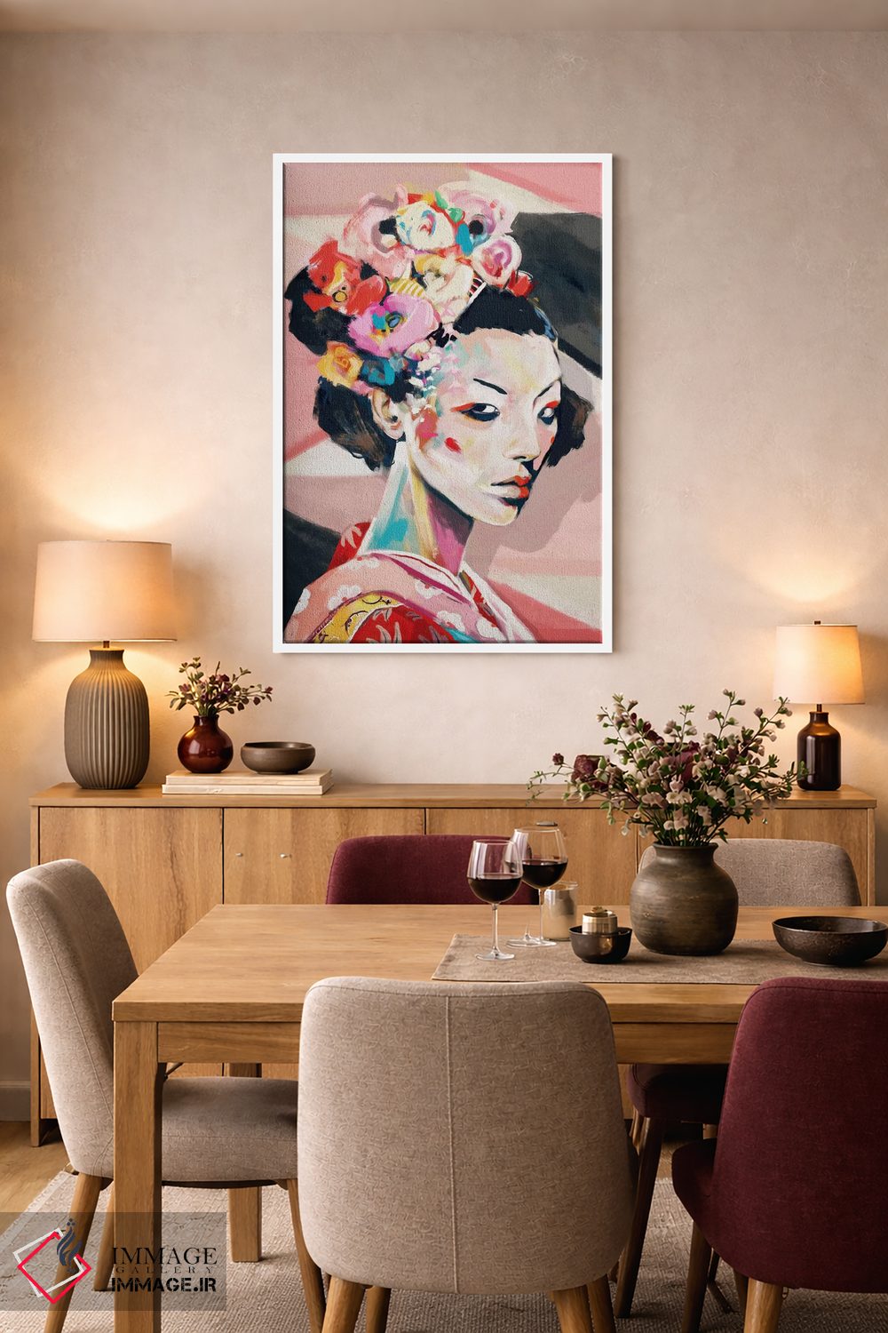 تابلو دکوراتیو ژاپن اثر جولیو روسی - D5W