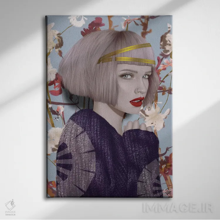 تابلو دکوراتیو انکار اثر جولیو روسی - نمای روبهرو روی دیوار