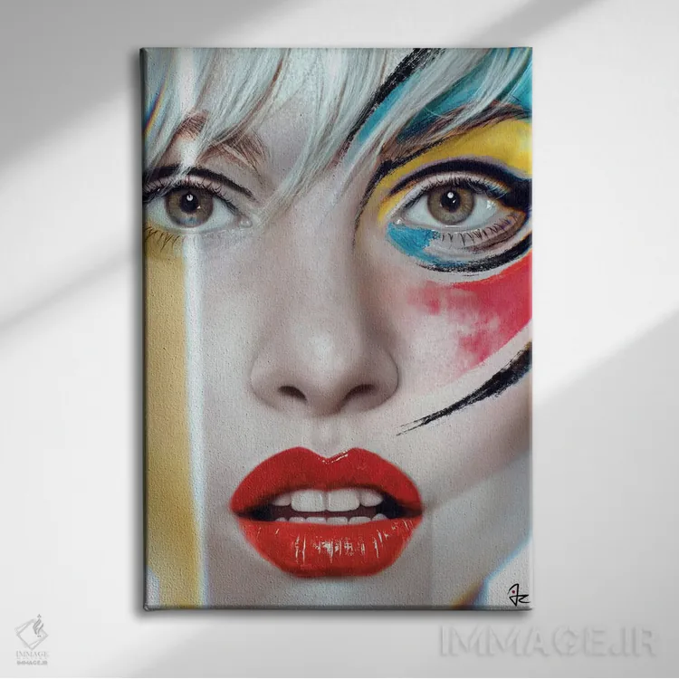 تابلو دکوراتیو عکس فوری اثر جولیو روسی - نمای روبهرو روی دیوار