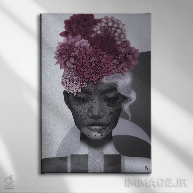 تابلو دکوراتیو مجنون ماه اثر جولیو روسی - نمای روبهرو روی دیوار