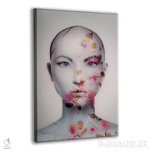 تابلو دکوراتیو انسانیت من کجاست اثر جولیو روسی - نمای پرسپکتیو محصول