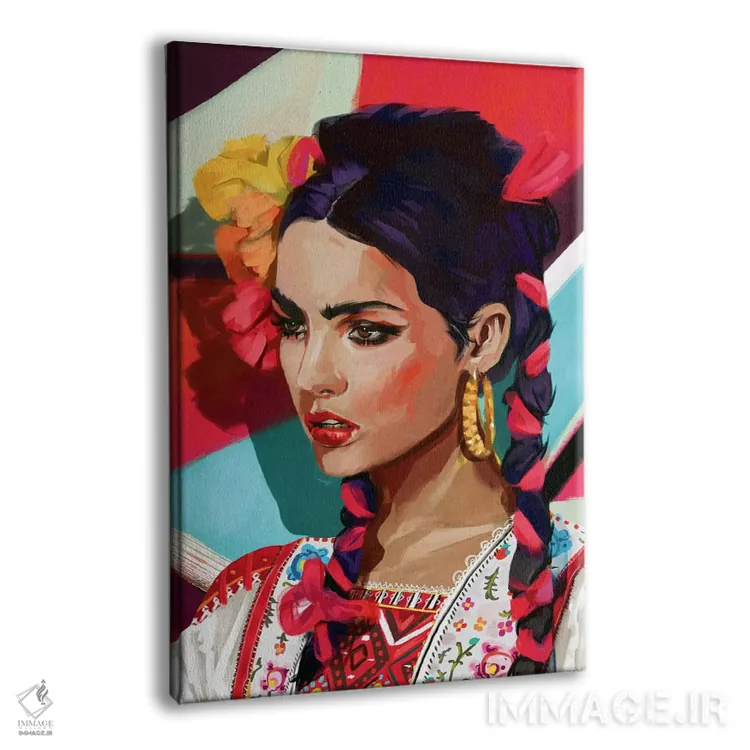 تابلو دکوراتیو مکزیک اثر جولیو روسی - نمای پرسپکتیو محصول