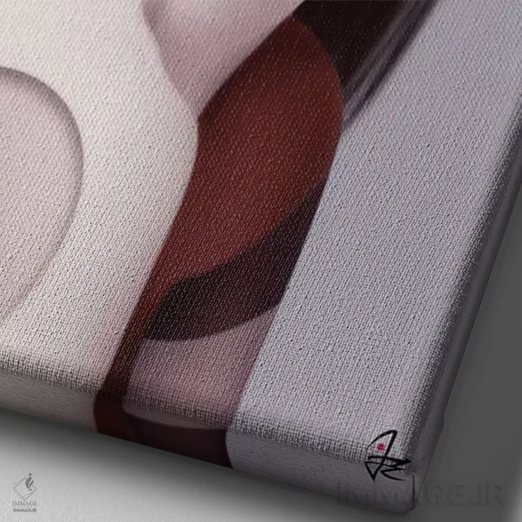 تابلو دکوراتیو گرداب اثر جولیو روسی - نمای نزدیک بافت بوم