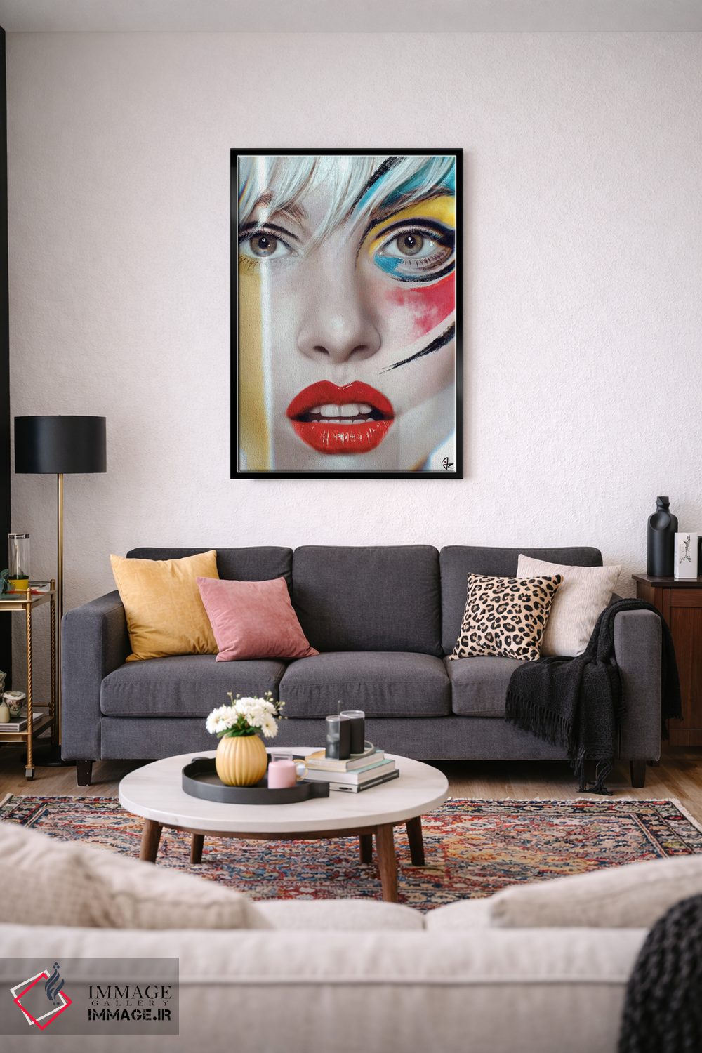 تابلو دکوراتیو عکس فوری اثر جولیو روسی - D5B