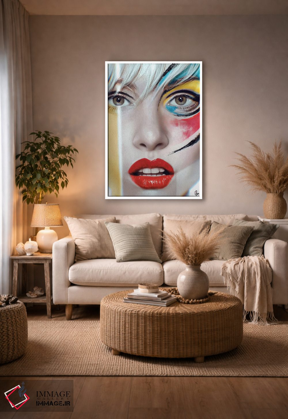 تابلو دکوراتیو عکس فوری اثر جولیو روسی - D3W