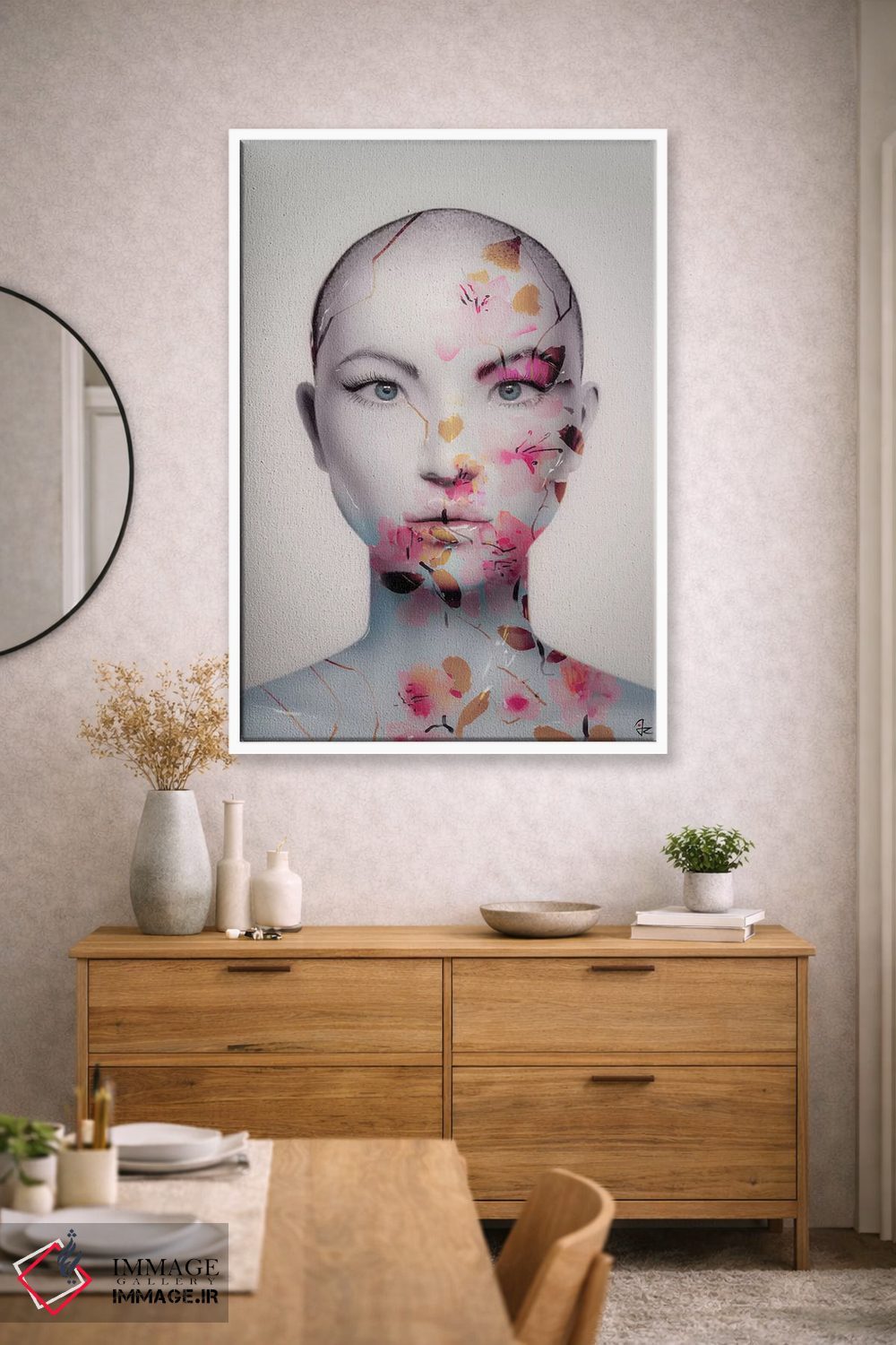 تابلو دکوراتیو انسانیت من کجاست اثر جولیو روسی - D1W