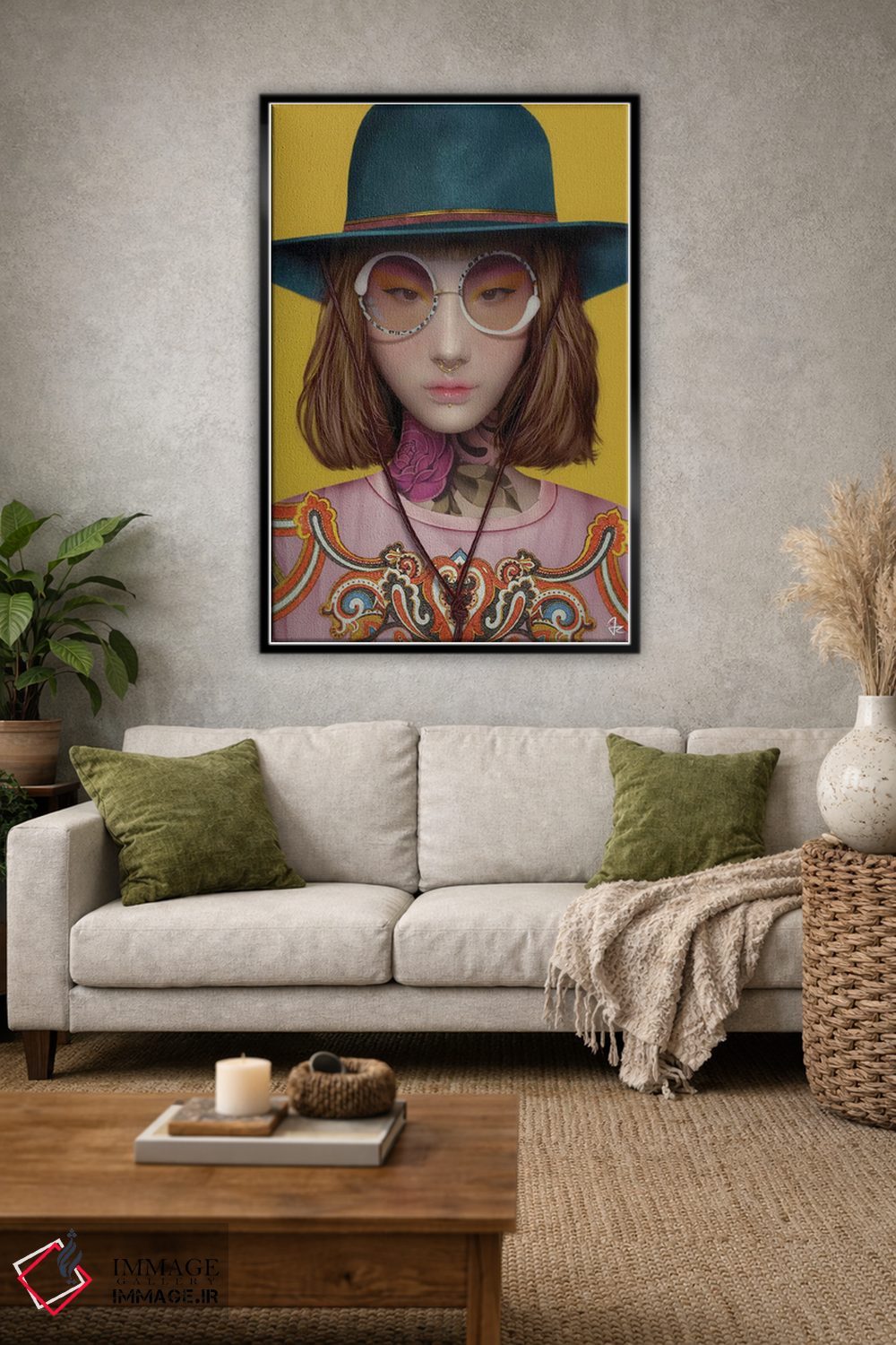 تابلو دکوراتیو مد زودگذر اثر جولیو روسی - D2B