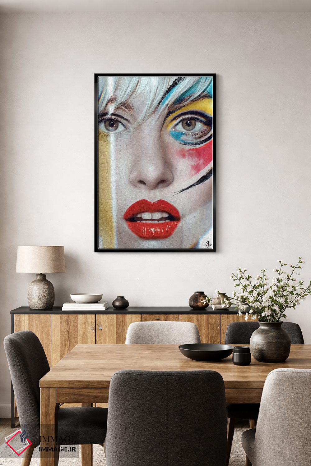 تابلو دکوراتیو عکس فوری اثر جولیو روسی - D6B