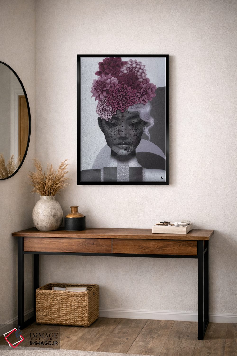 تابلو دکوراتیو مجنون ماه اثر جولیو روسی - D4B