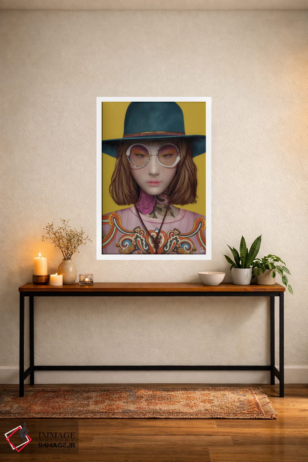 تابلو دکوراتیو مد زودگذر اثر جولیو روسی - D4W