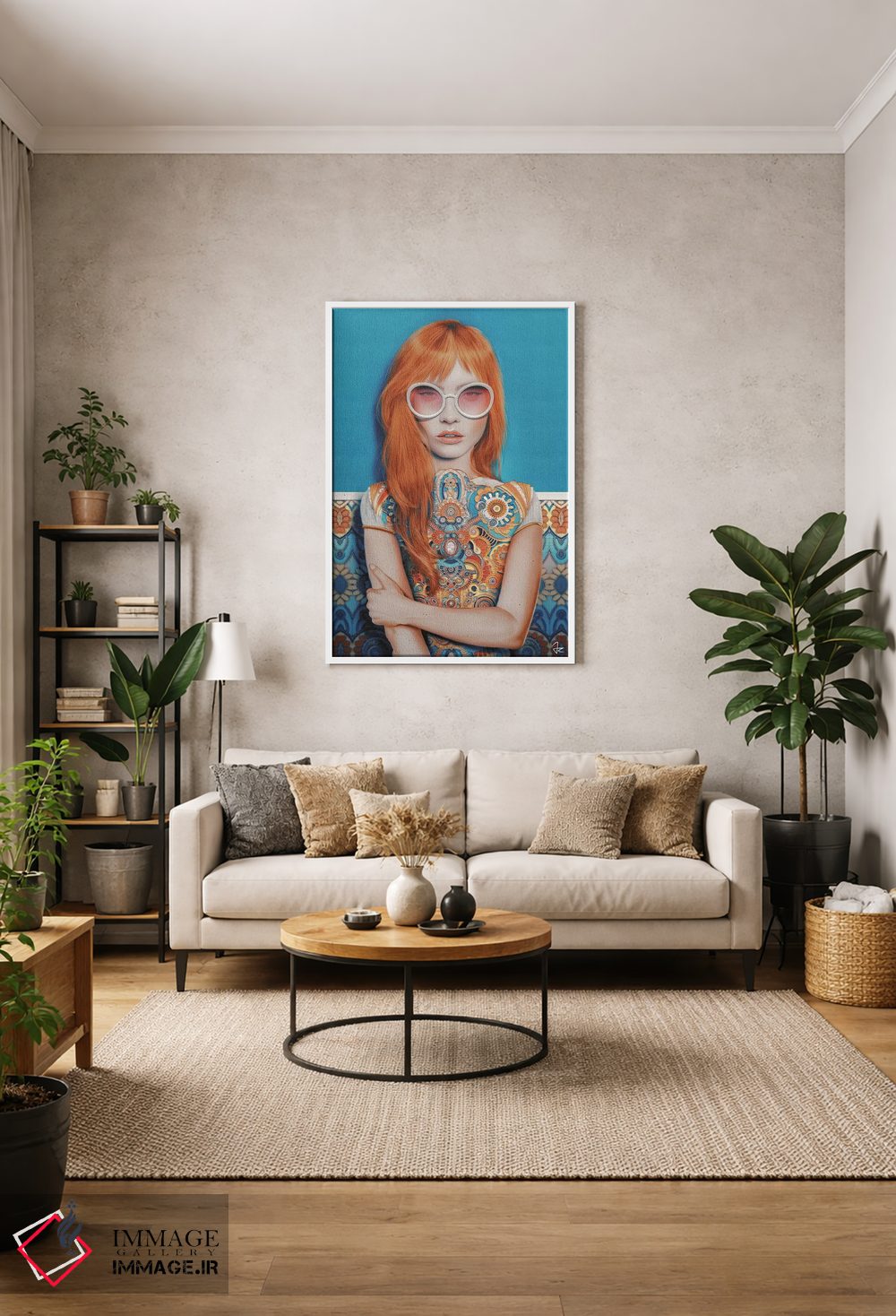 تابلو دکوراتیو تابستان هندی اثر جولیو روسی - D1W