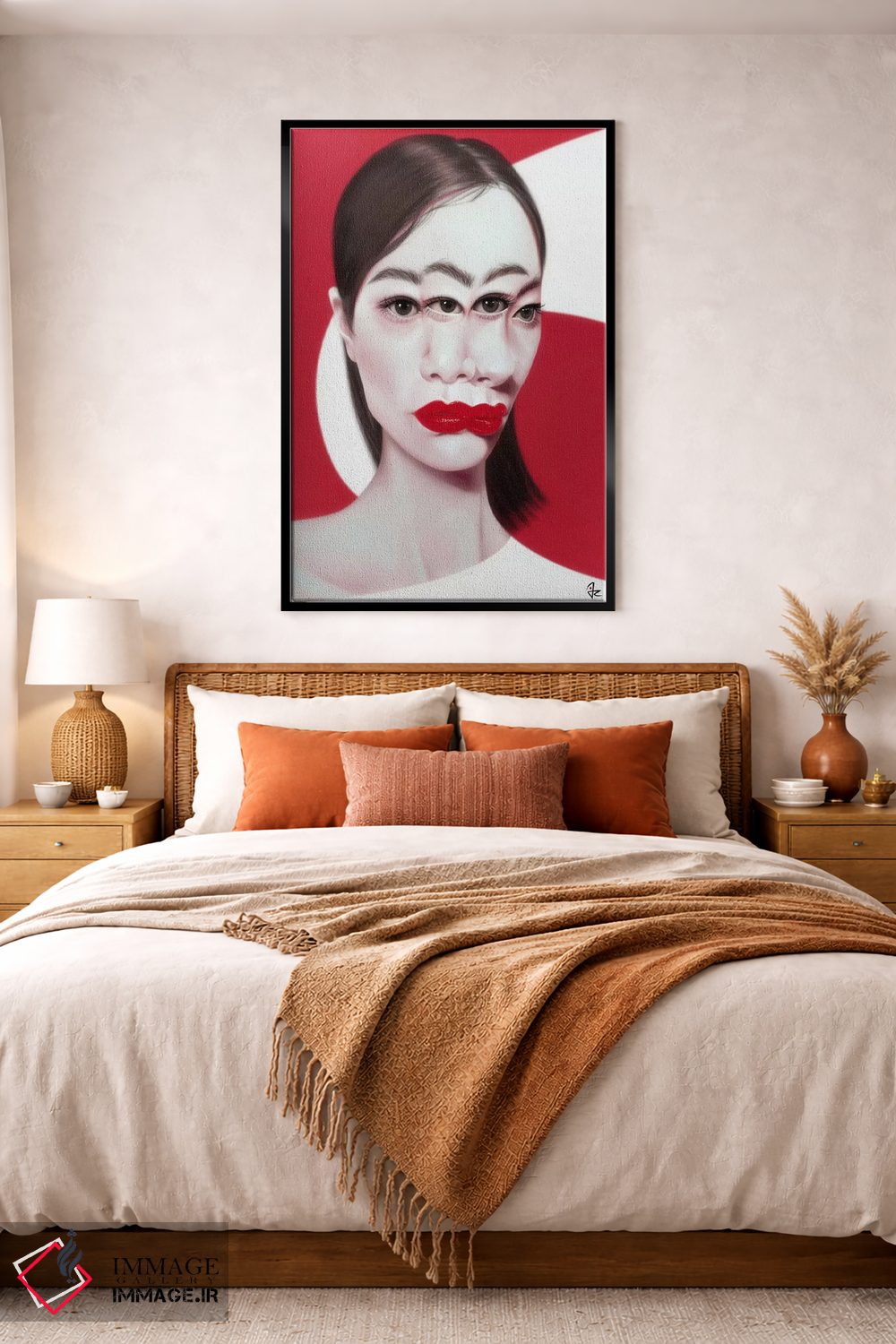 تابلو دکوراتیو اختلال تصویری اثر جولیو روسی - D3B