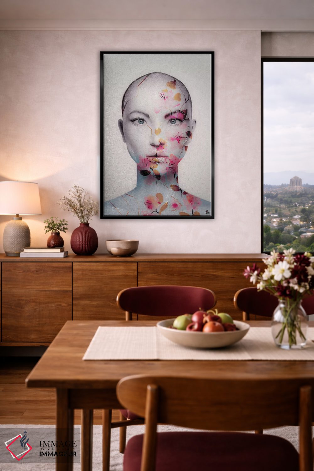 تابلو دکوراتیو انسانیت من کجاست اثر جولیو روسی - D5B