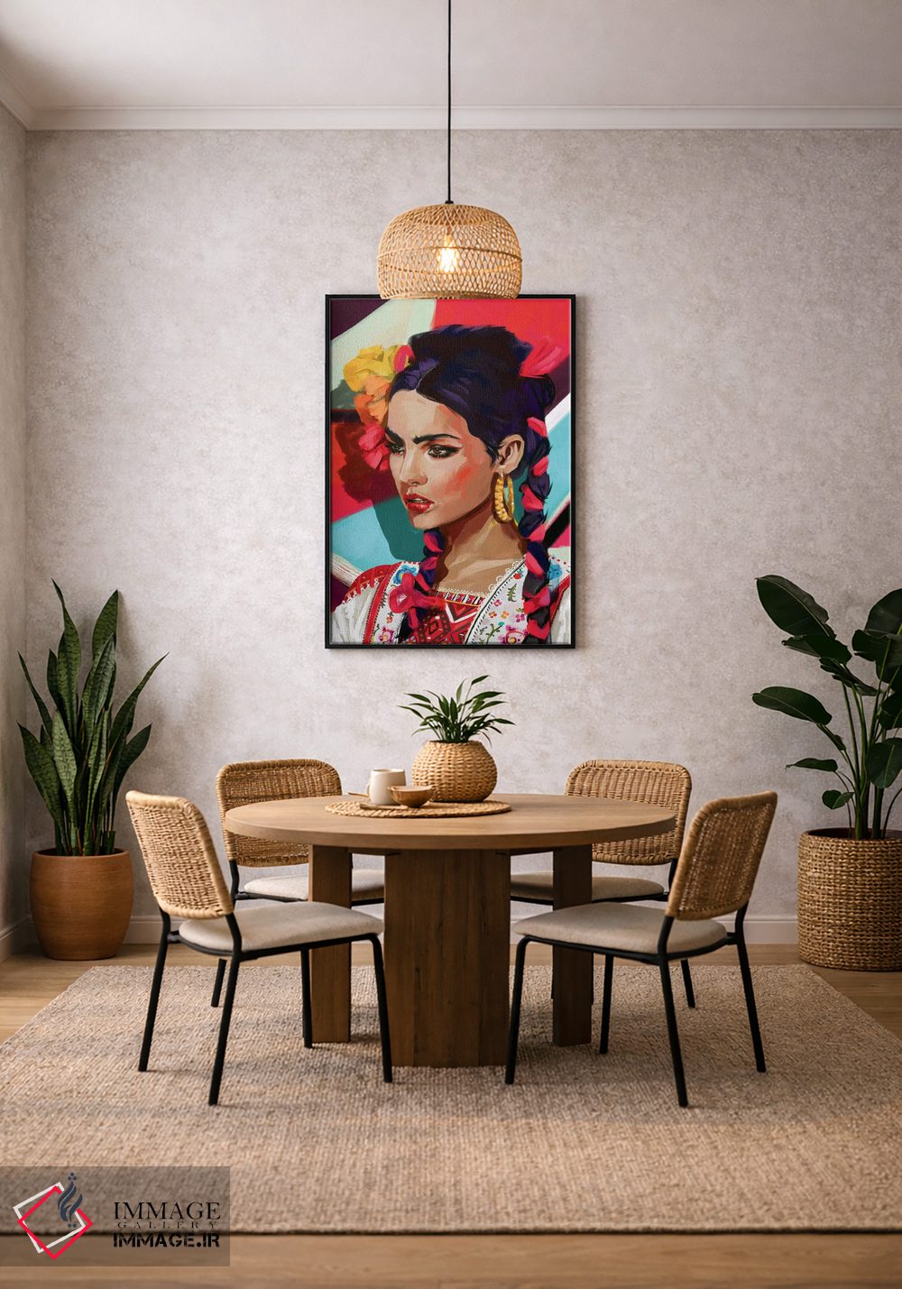 تابلو دکوراتیو مکزیک اثر جولیو روسی - D4B
