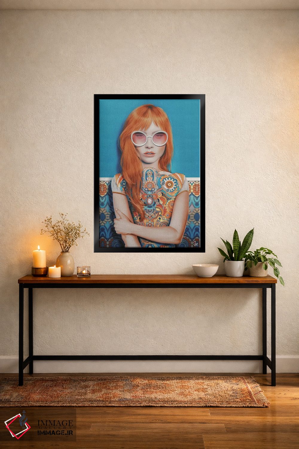 تابلو دکوراتیو تابستان هندی اثر جولیو روسی - D5B