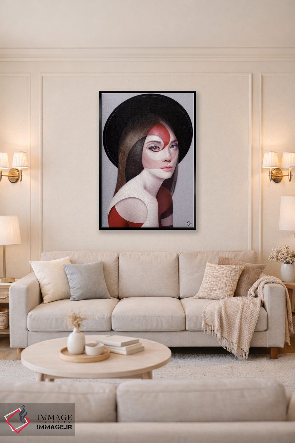 تابلو دکوراتیو گرداب اثر جولیو روسی - D5B