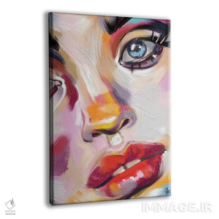 تابلو دکوراتیو درخشان سه اثر جولیو روسی - نمای پرسپکتیو محصول