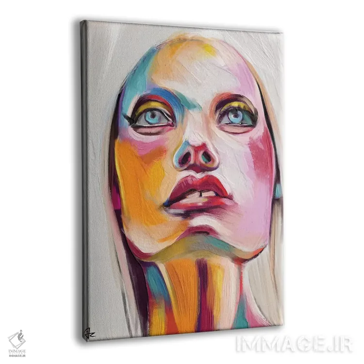 تابلو دکوراتیو درخشان دو اثر جولیو روسی - نمای پرسپکتیو محصول