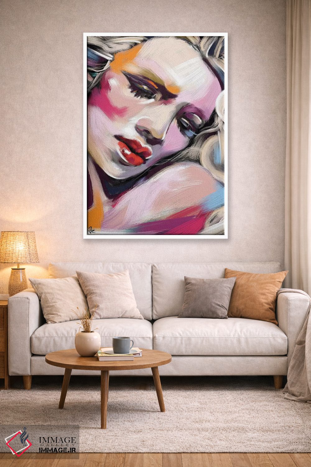 تابلو دکوراتیو درخشان یک اثر جولیو روسی - D2W