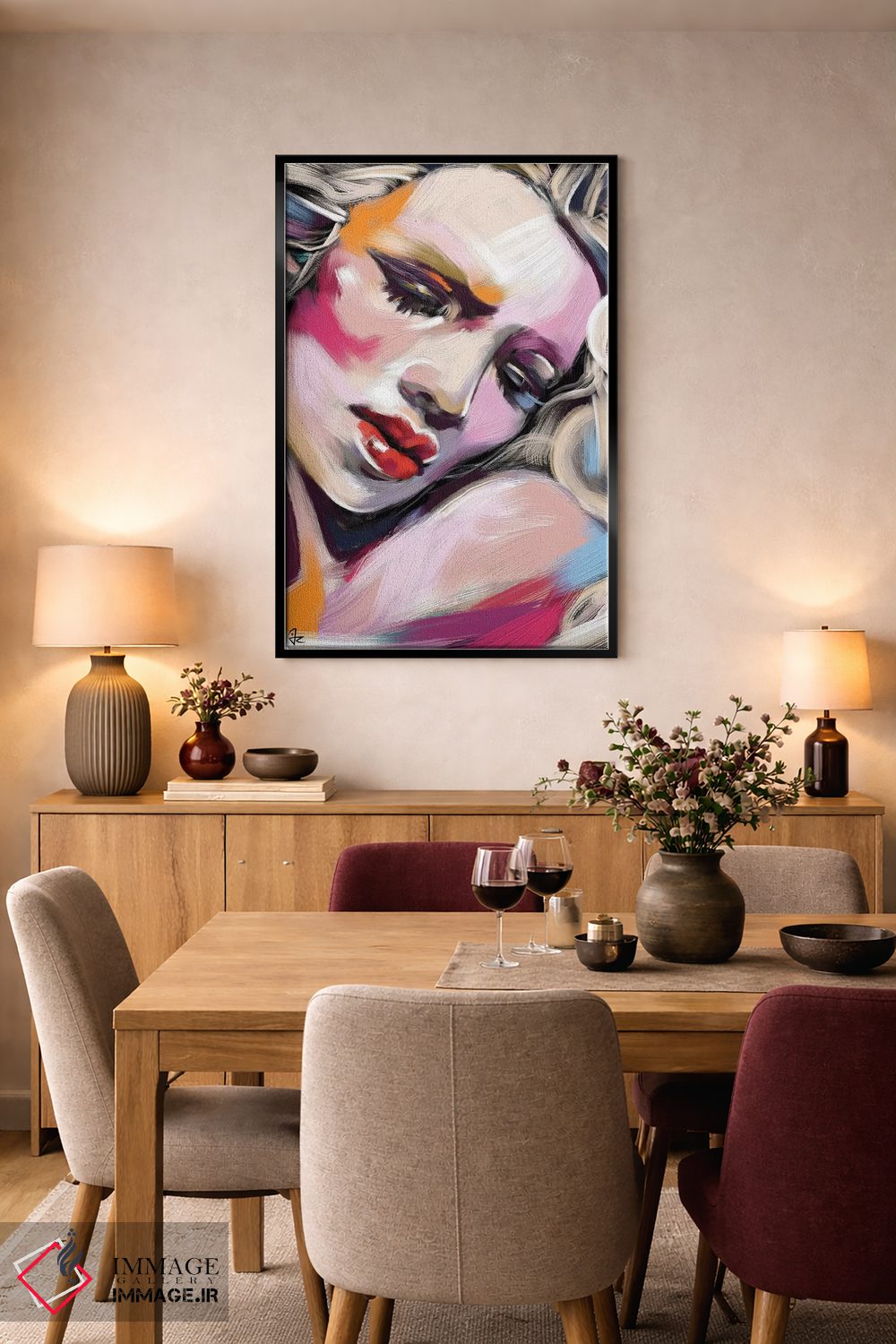 تابلو دکوراتیو درخشان یک اثر جولیو روسی - D4B