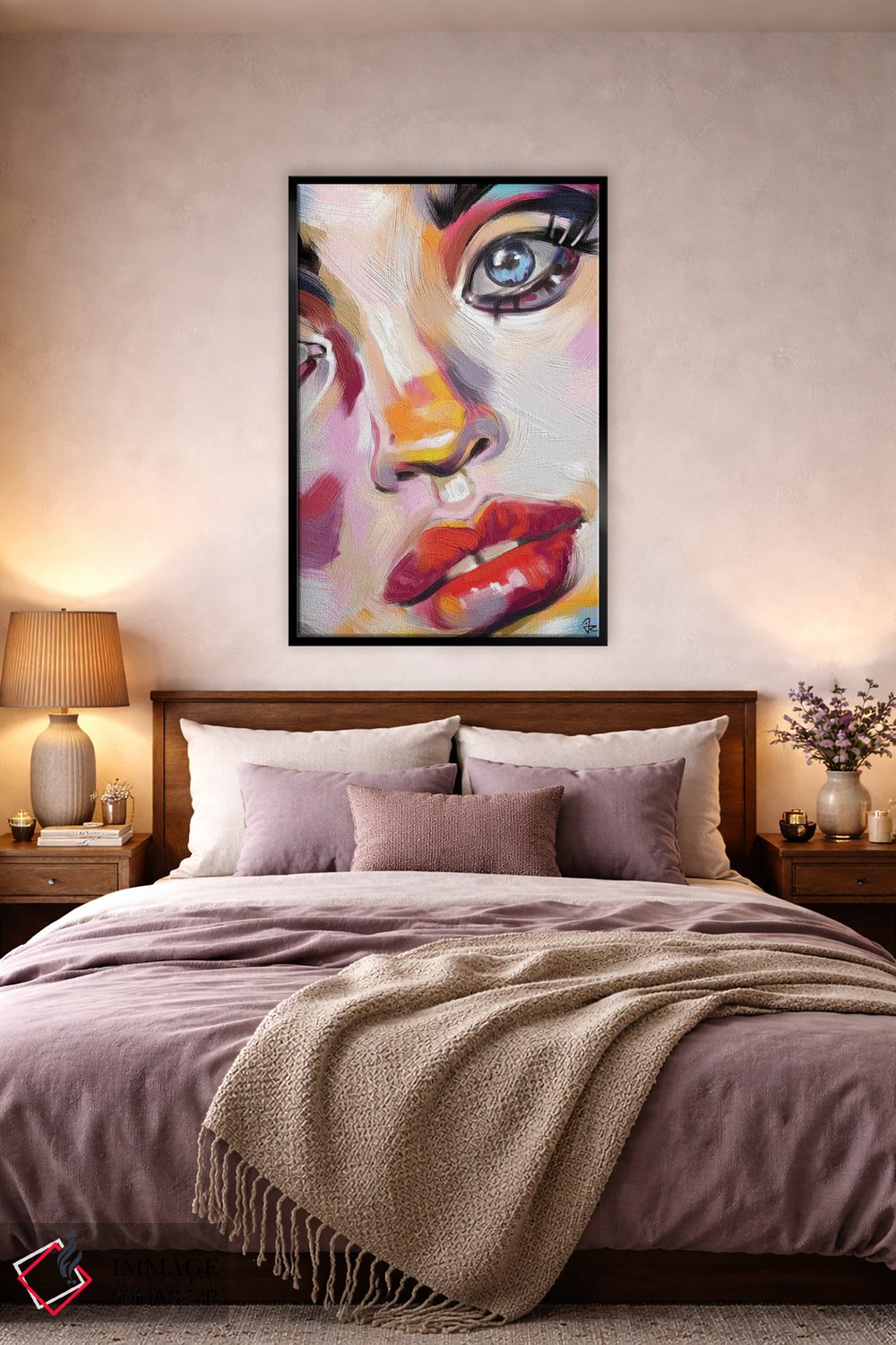 تابلو دکوراتیو درخشان سه اثر جولیو روسی - D3B