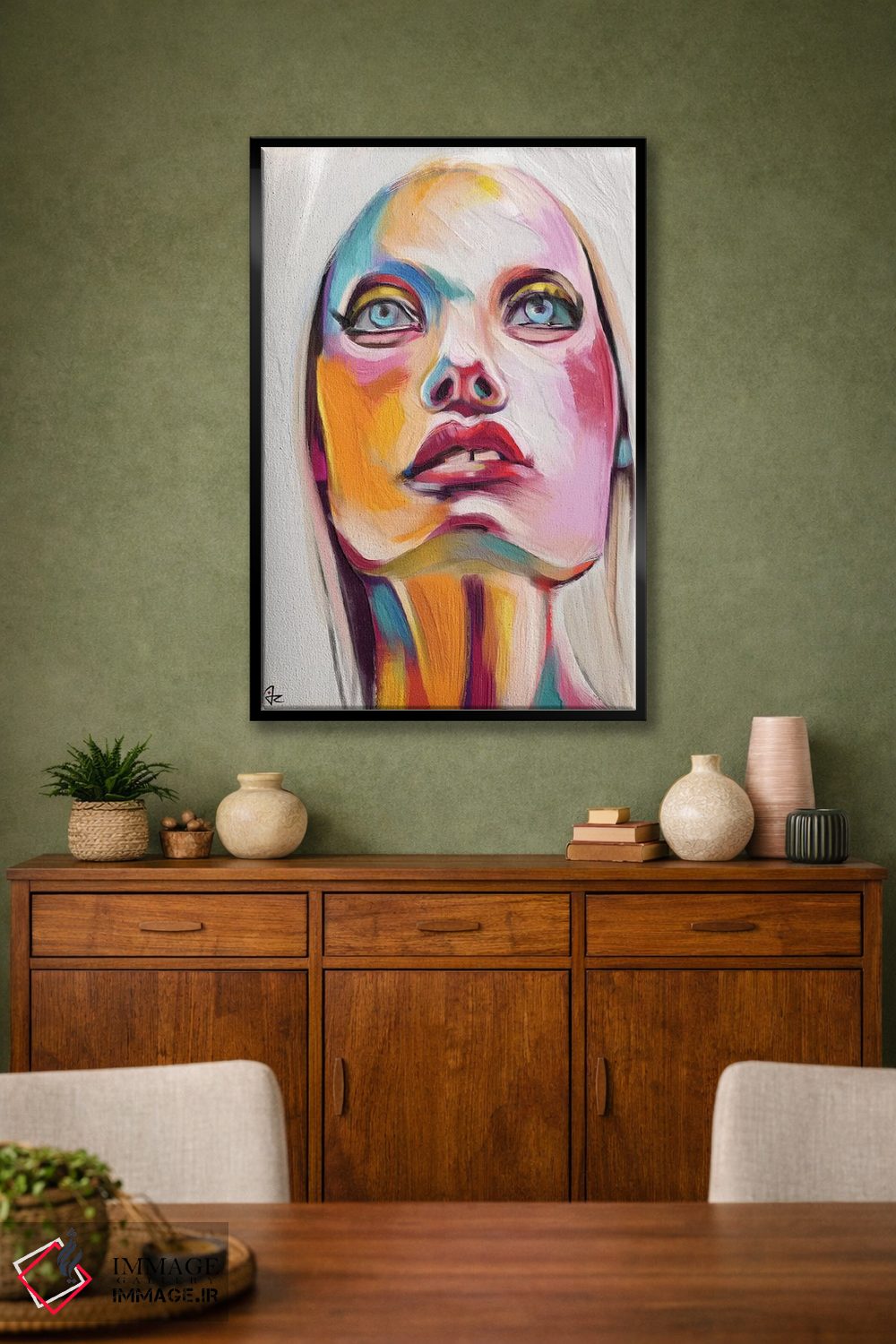 تابلو دکوراتیو درخشان دو اثر جولیو روسی - D1B