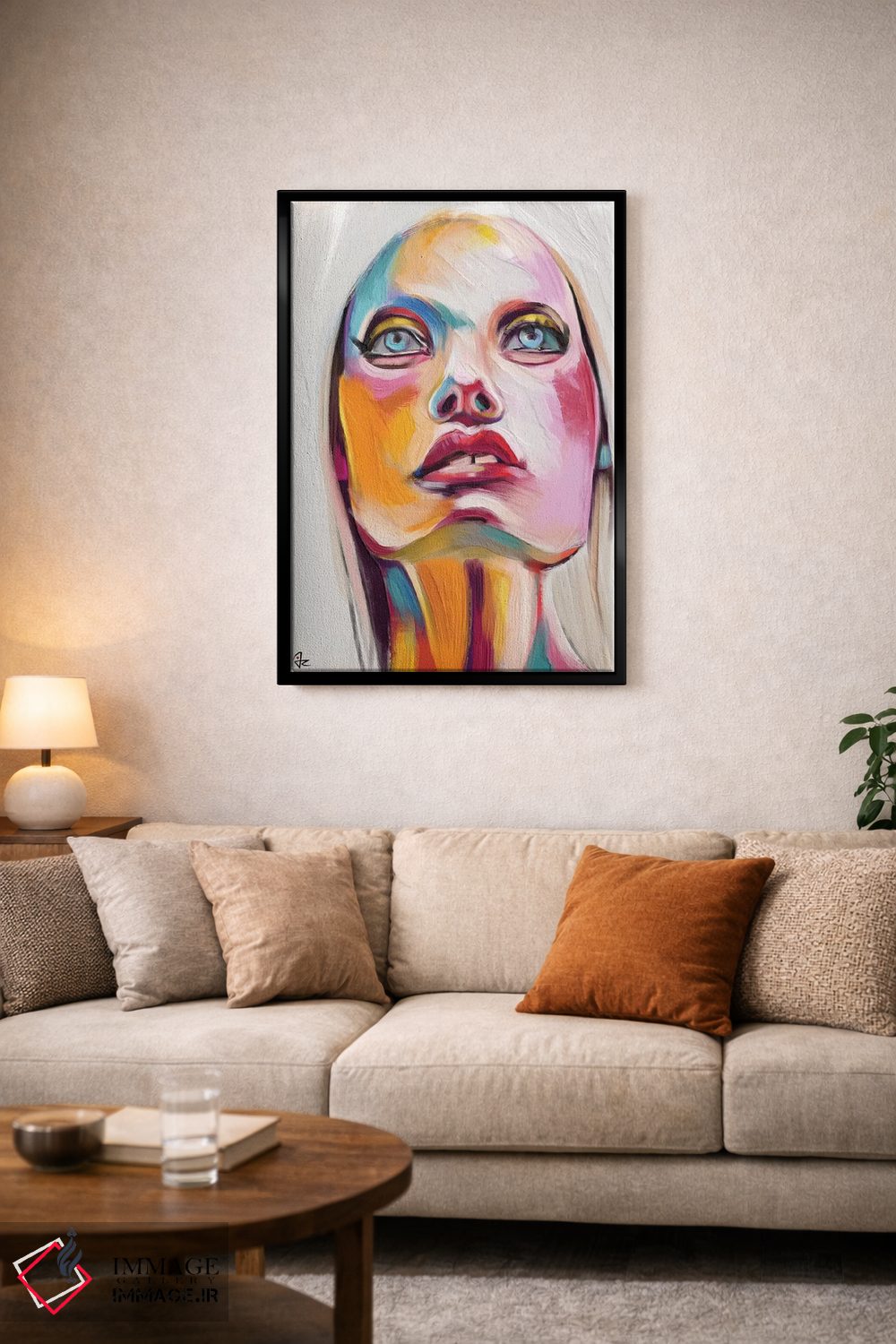 تابلو دکوراتیو درخشان دو اثر جولیو روسی - D4B